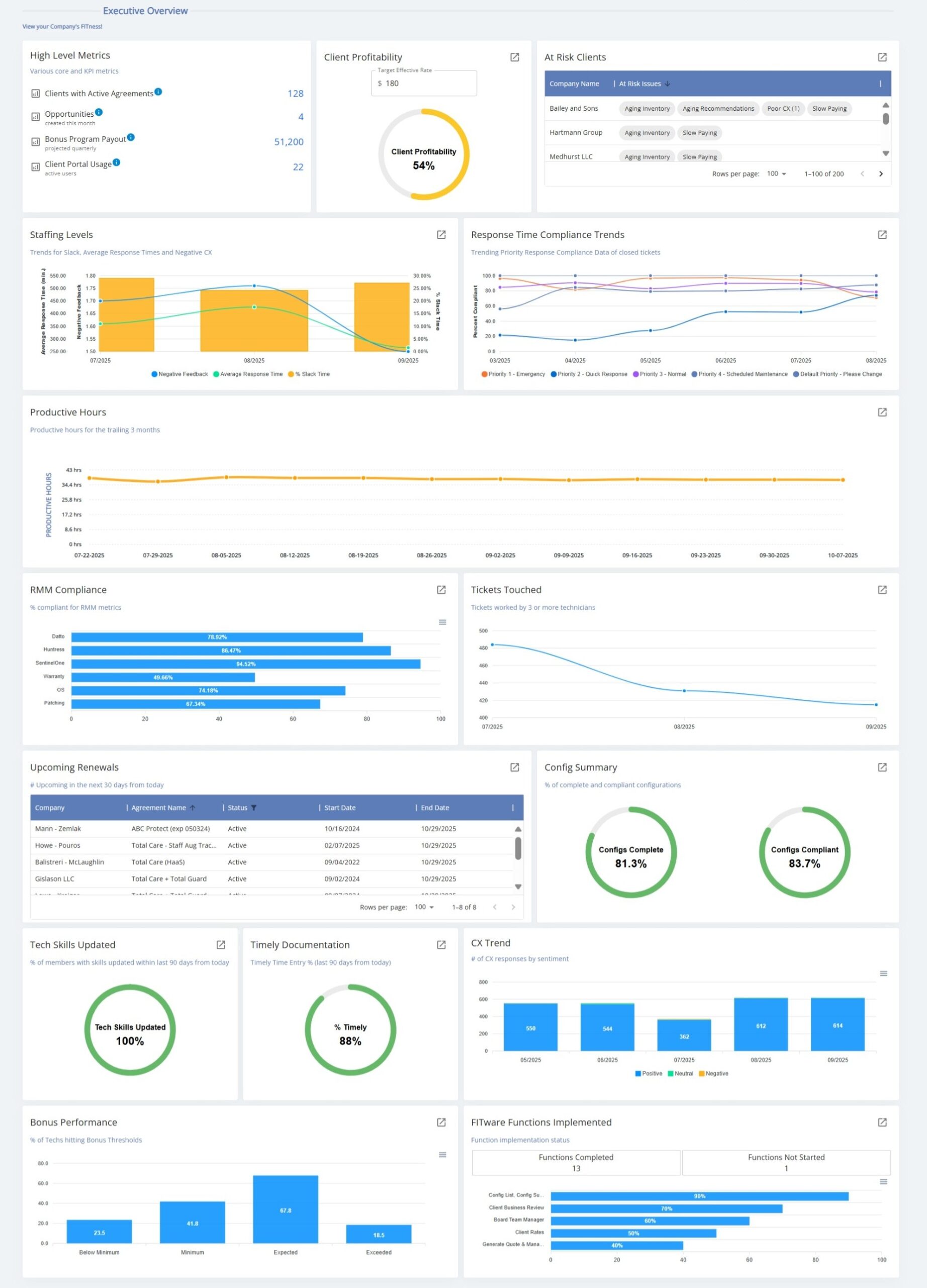 Executive Overview Dashboard